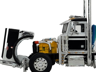 1/64 DCP WHITE/BLACK PETERBILT 379 DAY CAB | eBay