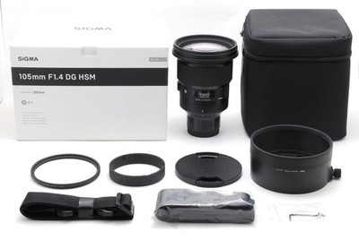 [Almost Unused] SIGMA Art 105mm F/1.4 DG HSM Lens for Sony E mount From JAPAN