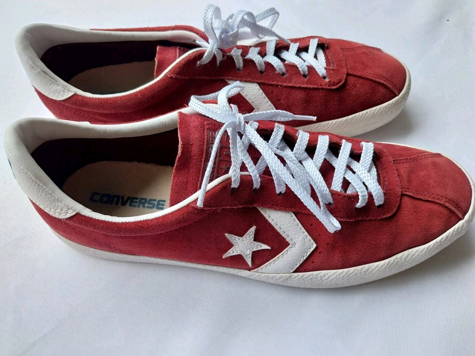 Scarpe da ginnastica Converse Breakpoint Ox B Deep Bordeaux scamosciate taglia 11 ottime condizioni