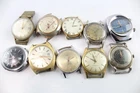 Vintage Mechanical Watch Heads Memostar Timex SPARES/REPAIRS x 10