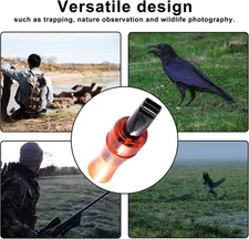 1-Pcs Outdoor Crow Whistle – Hunting Game Call, Decoy Bird Attraction