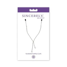 Sincerely, Sportsheets Teardrop Nipple Clips - Fetish Nipple Jewelry