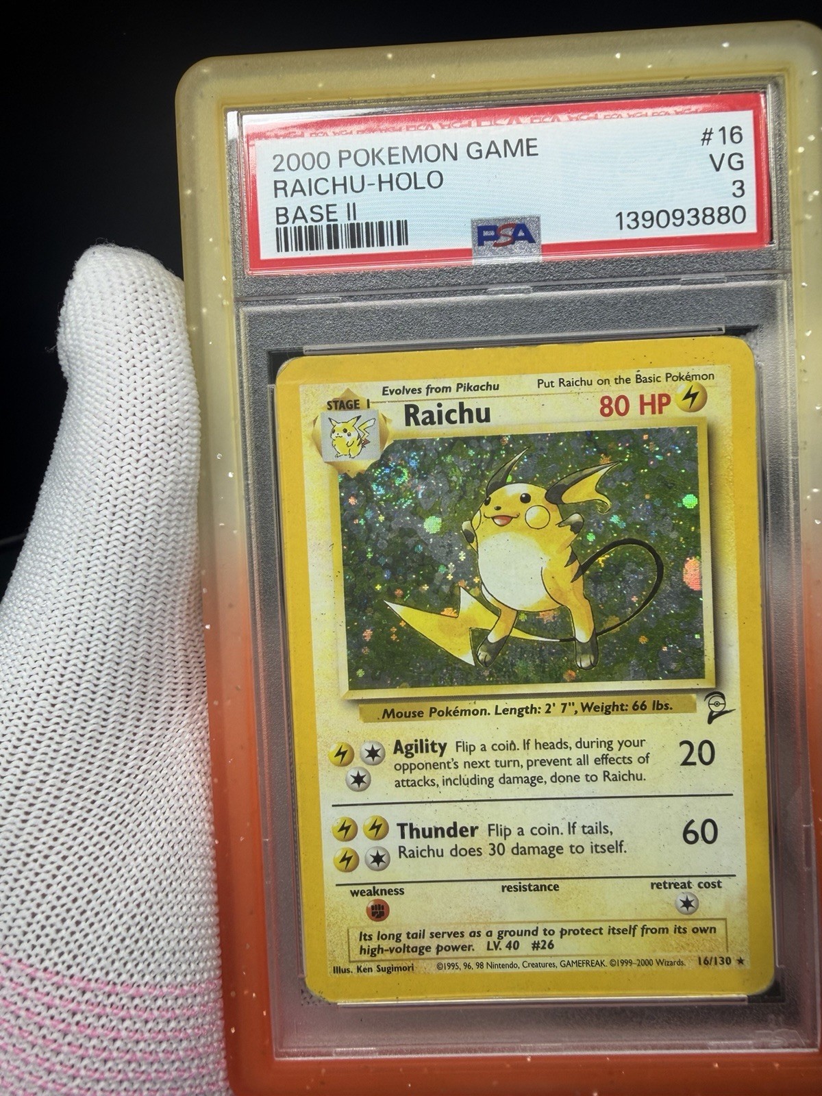 1999 Raichu 014/102 Base Set Holo Vg EX 3✨