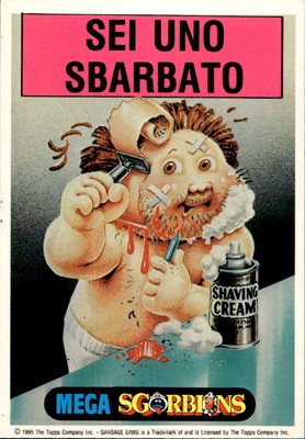 1990 Mega Sgorbions Garbage Gang Figure # You're One Bearded