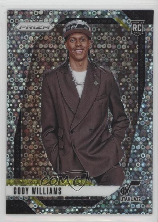 2024-25 Panini Prizm Rookie Variation Fast Break Prizm Cody Williams #232 1pk2