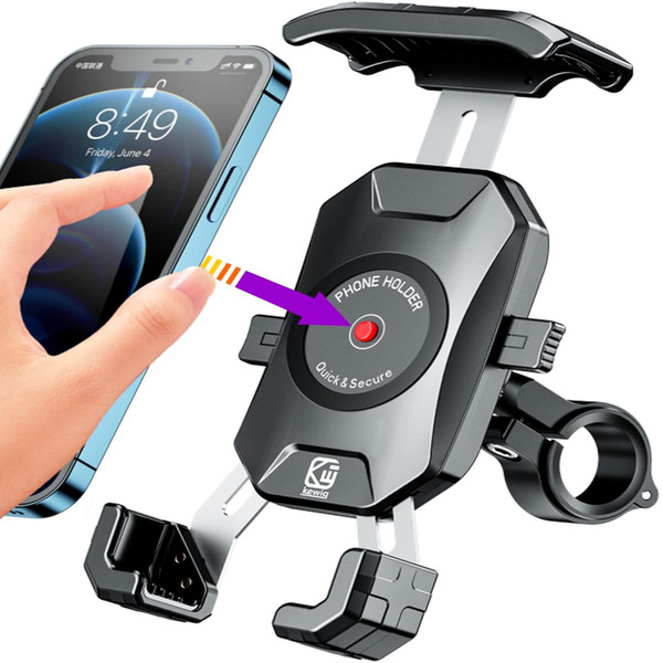 Handyhalterung 360 Drehbar Lenker Halterung 4 Fahrrad Motorrad-image