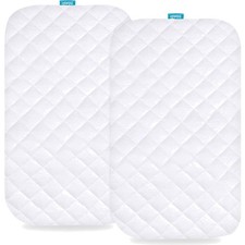 Waterproof Bassinet Mattress Cover Pack Baby Bassinet Sheets Breathable Soft