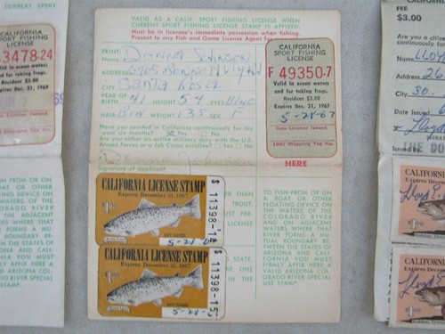 Nystamps US Revenue California Duck stamp & license collection high cost a11on - Picture 3 of 11