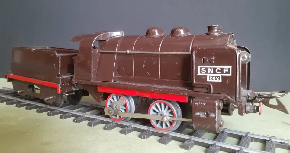 Hornby 0 :LOCO électr 020 "OB" MARRON - Photo 2/4