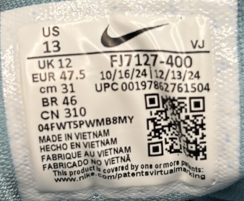 Nike Free Metcon 6 FJ7127-400 black bust gray white Men 13 Back To School Gym - Picture 9 of 9