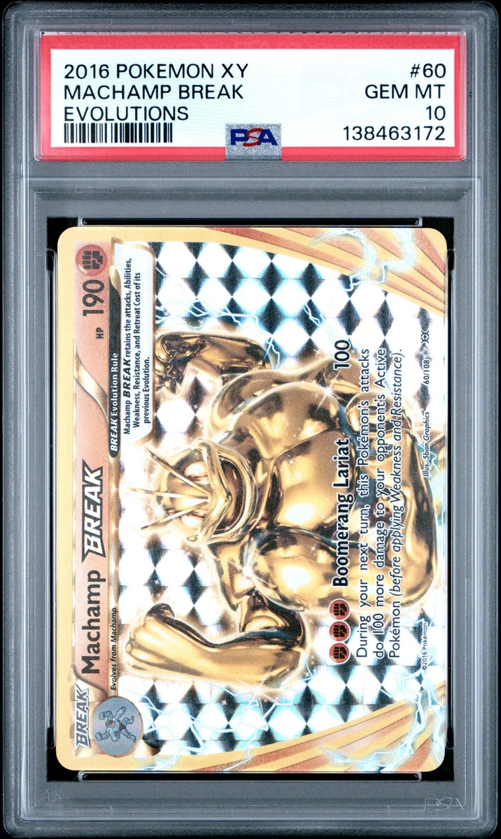 Machamp Pokémon TCG Evolutions Rare Individual Collectible Card