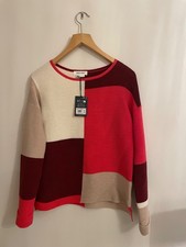 Image of White Stuff Jana Colour Block Sweater Size 8
