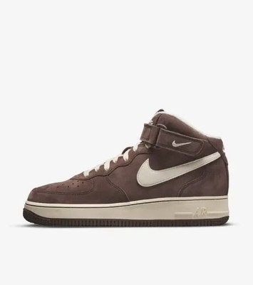 Authentic Nike Air Force 1 Mid QS  (Men Size UK 8 EUR 42,5) Chocolate Brown