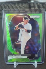 2020 Panini Prizm - Tier II Logan Webb #168 Lime Green Prizm /125 (RC)