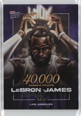 2023-24 Topps Now Online Exclusive /86072 LeBron James #LJ-40K 1ny5