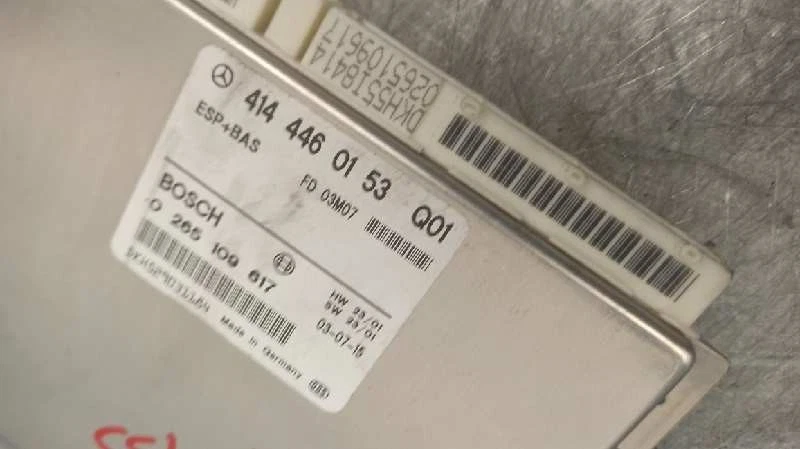 4144460153 CENTRALINA ABS / BOSCH / 0265109617 / 3404769 PER MERCEDES-BENZ VANEO - Immagine 3 di 4