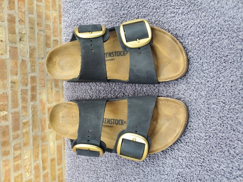 Birkenstock Arizona Big Buckle Sandals 41 US Size Women 10 Men 8 Black Color - Bild 4 von 6