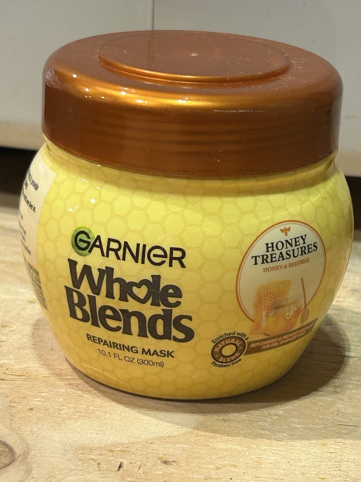 Garnier Whole Blends Honey Treasures Repairing Hair Mask 10.1oz 300ml