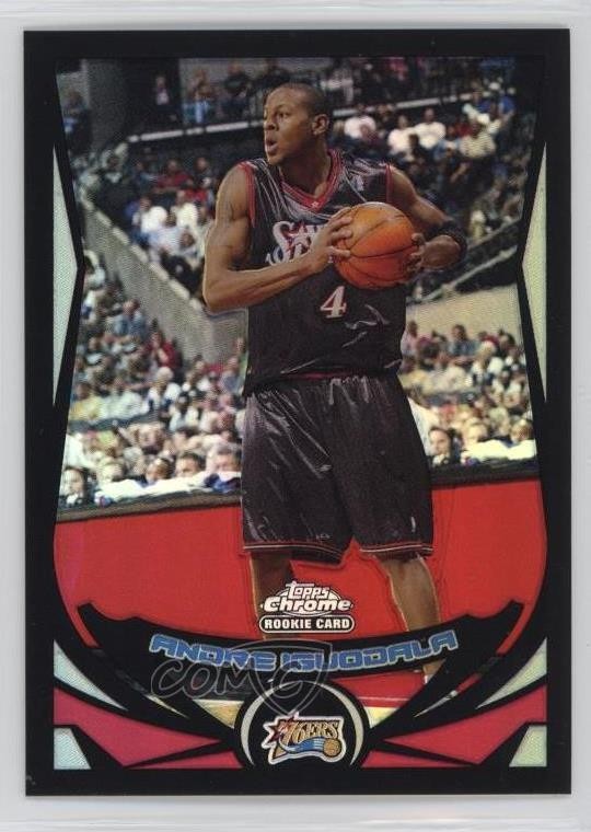 2004-05 Topps Chrome Black Refractor 155/500 Andre Iguodala #174 0d7v