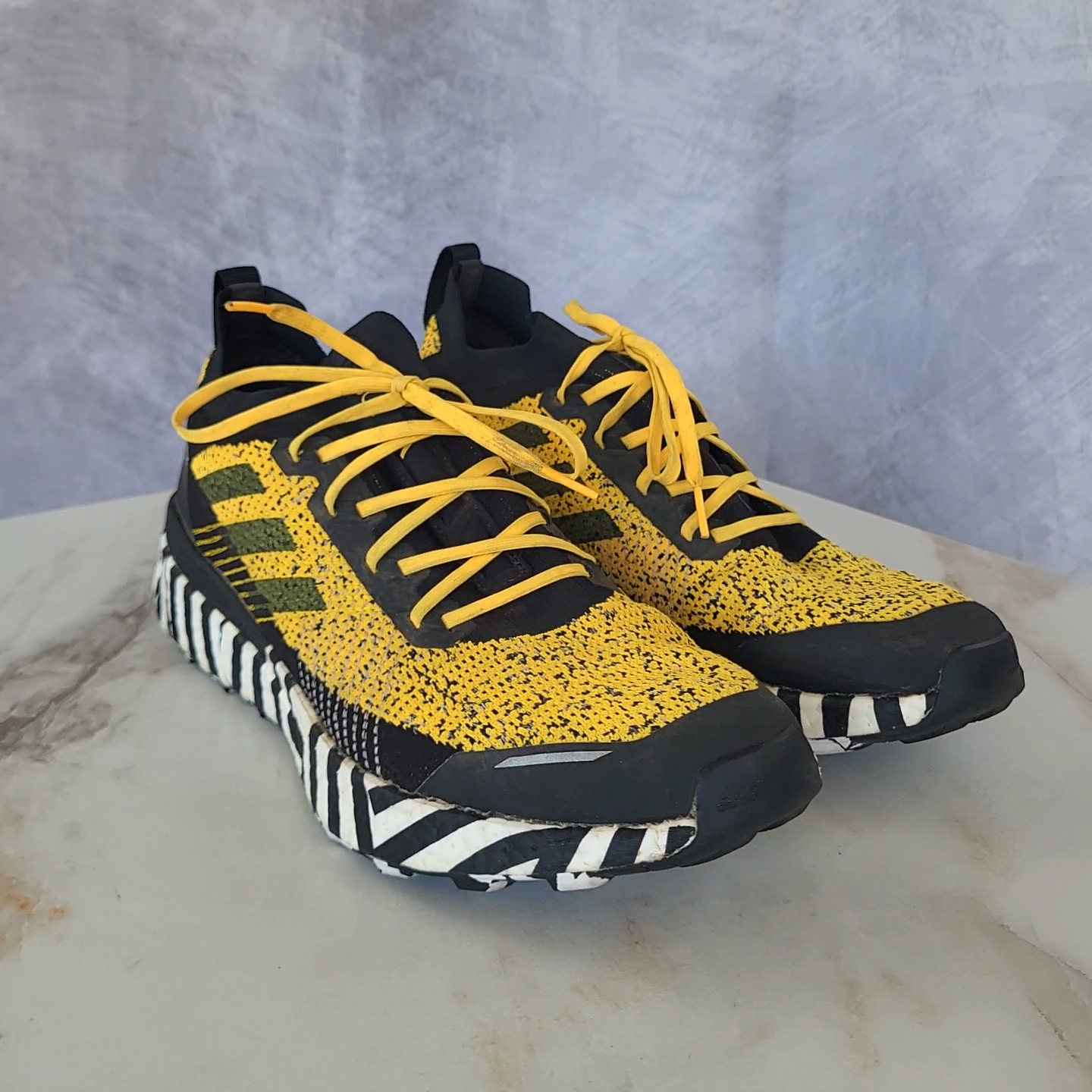SAOLA Adidas Terrex x Parley Solar G Scarpe da Ginnastica Uomo 12 Nero Giallo