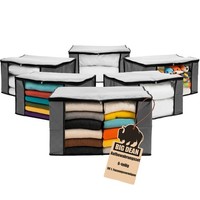 6 StüCk GroßE Aufbewahrungstasche 90L Kleidung Aufbewahrung Storage Boxes