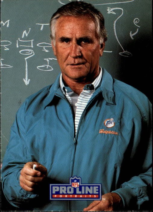 1991 Pro Line Portraits #205 Don Shula CO - FB