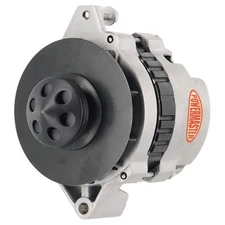 Powermaster Alternator 678021-362; 140 Amp Polished CS130