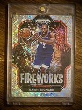 2022-23 Panini Prizm Fireworks Kawhi Leonard #16 Fast Break Prizm
