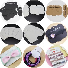 Craft DIY Kraft Card Hair Clip Hair Band Display Cards Jewelry Display Packaging