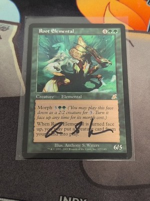 1x Signed Root Elemental Artist Proof Magic The Gathering Rare