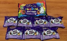 CADBURY MINI EGGS Milk Chocolate, Easter Candy Bag 7x1.5oz,1x8oz