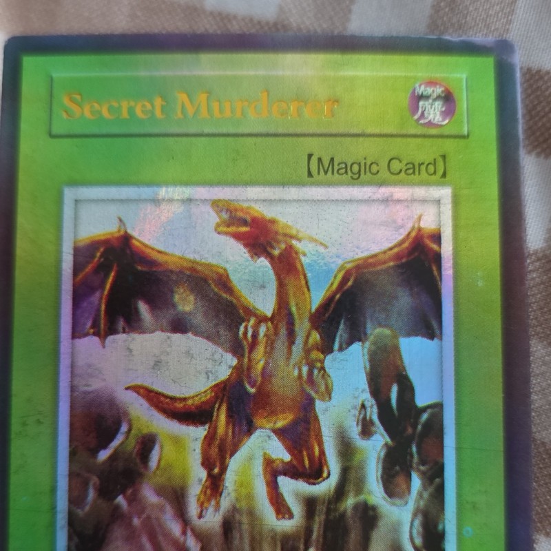 Yu-Gi-Oh! TCG Secret Murderer Magic Card Dragon Konami Standard Size