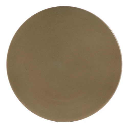 Butler Specialty Company Mario 10 in. W Round Metal Pedestal End Table - Gold - Picture 3 of 4