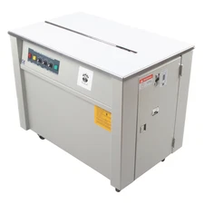 Dual Motor Tabletop Semi-Automatic Strapping Machine for Banding Cardboard Boxes