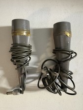 Vintage USSR Oktava MD-64M Mic Pair Dynamic Microphones Tested Working 1/4"