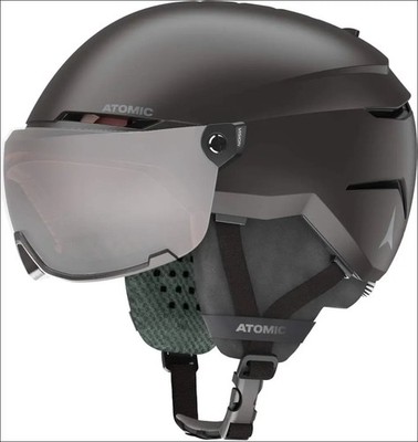 Atomic Savor Visor JR Visierhelm Skihelm Schwarz Gr. XS OpenBox Kinder