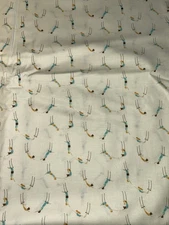 Dear Stella Acrobats Trapeze Circus Cotton Quilting Fabric By The Yard