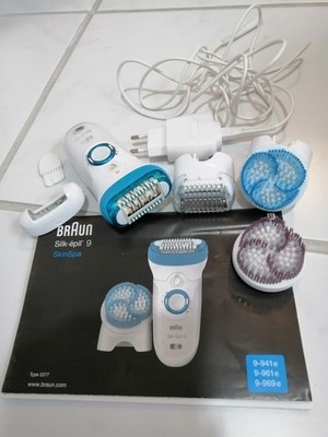 Braun Silk-epil 9 Flex SkinSpa Epilierer Gesichtsepilierer Peeling
