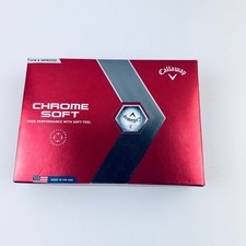 Callaway Chrome Soft / Chrome Soft X White Golf Balls 1 Dozen + Multibuy Deal