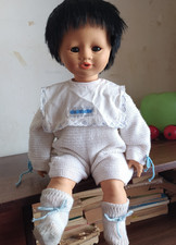 CICCIOBELLO Bimbo Giallo CINESE SEBINO CON RARA TUTINA BIANCA ORIGINALE NO FURGA