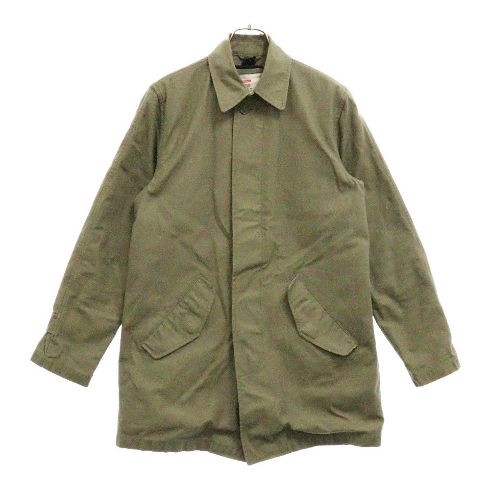 SUPREME Supreme 12AW Armée Trench Coat Armée Trench Coat Manteau Militaire Kaki