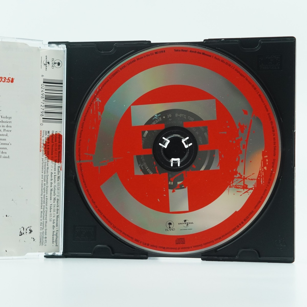 Tokio Hotel Durch den Monsun CD Single 2005 Enhanced Maxi Rare