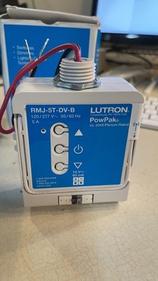 Lutron RMJ-5T-DV-B RF Dimming Module 120-277VAC NEW