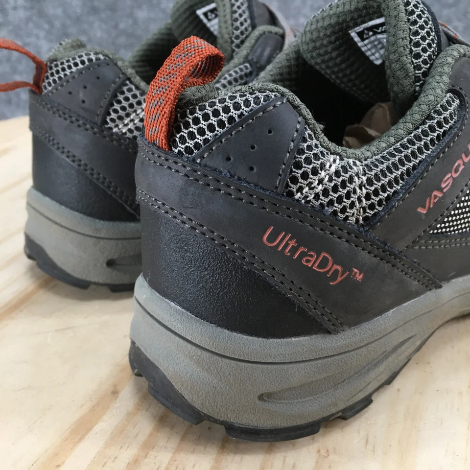 Vasque Zapatos Juveniles 6 Monolito Bajo UltraSeco Tenis Gris Con Cordones Deportes 7210 Foto 4 de 4