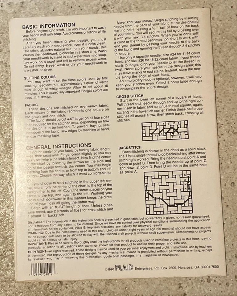 1990 Vintage Nintendo Super Skateboard Mario & Pow Counted Cross Stitch Pattern - Image 3 of 4