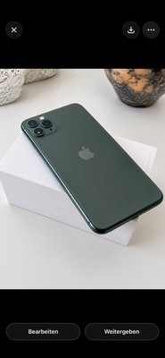 Apple iPhone 11 Pro Max 256 GB Grün iOS Smartphone MWHM2ZD/A