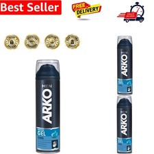 Cool Shaving Gel 200ml - Smooth & Comfortable Shave for Sensitive Skin 19.95 per litre