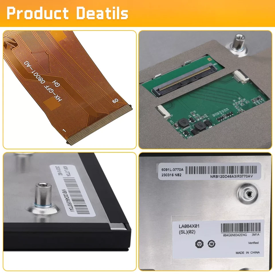 Для 2017-2022 8,4 дюйма Uconnect 4C UAQ ЖК-дисплей сенсорный экран радио навигация - Изображение 4 из 4