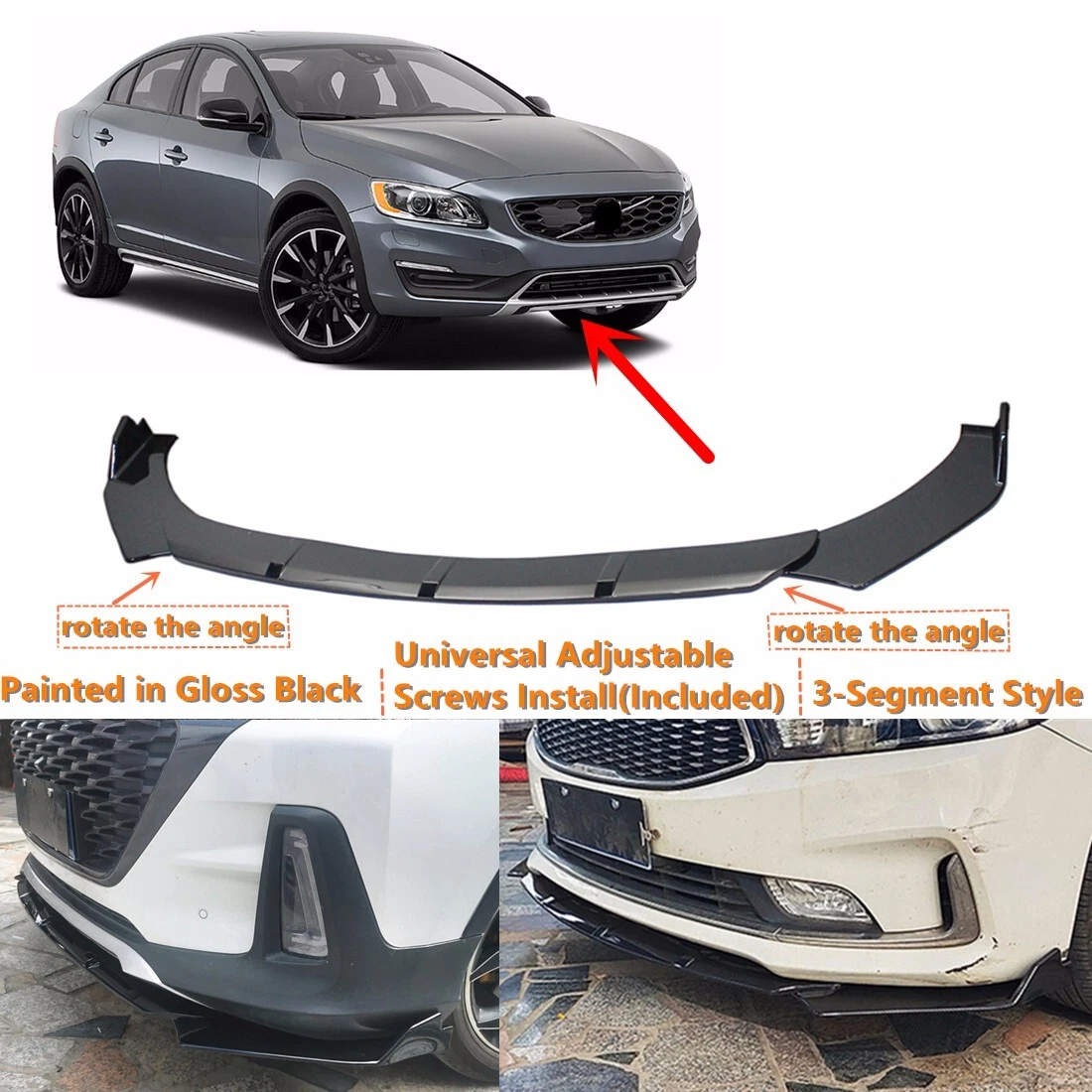 Volvo s60 front splitter deals