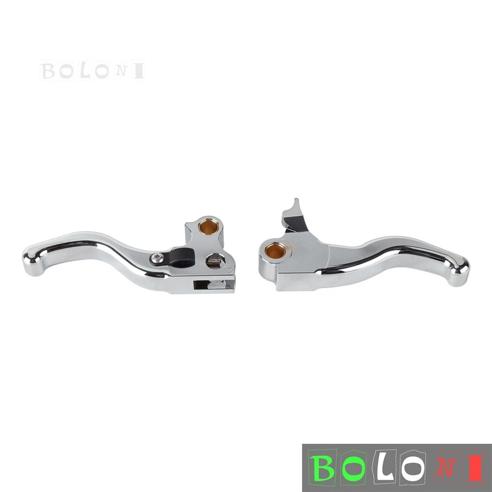 Palancas de freno de mano cortas de 2 dedos para Harley Touring Glide Road King 1996-2007 Foto 4 de 4